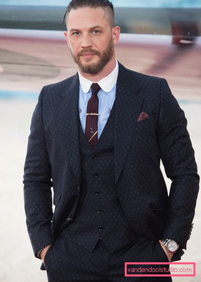 Aktor fryzur Tom Hardy - fryzury fotograficzne