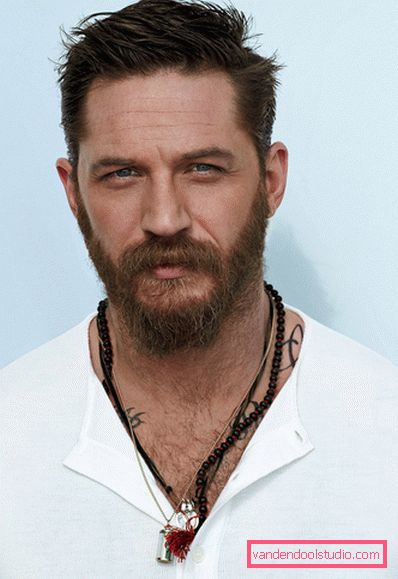 Aktor fryzur Tom Hardy - fryzury fotograficzne