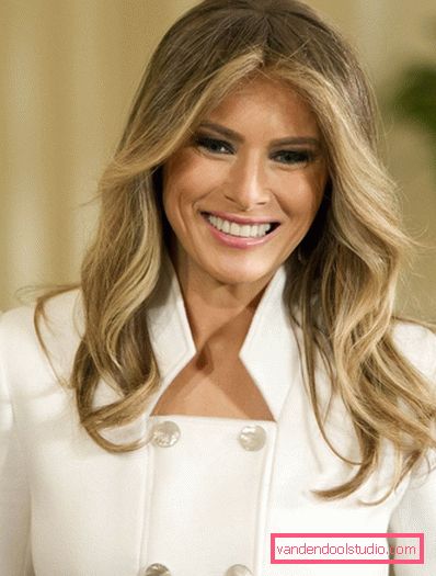 Fryzura Melania Trump Fryzury Melania Trump - zdjęcie
