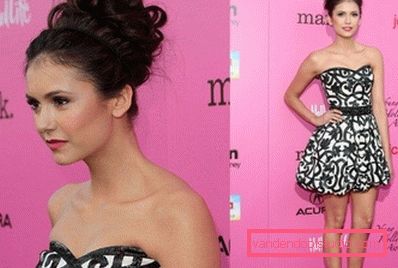 grecka fryzura Nina Dobrev grecka fryzura Nina Dobrev