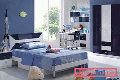 Ciekawy designerski pokój dziecięcy dla chłopca w różnym wieku