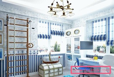 Ciekawy designerski pokój dziecięcy dla chłopca w różnym wieku