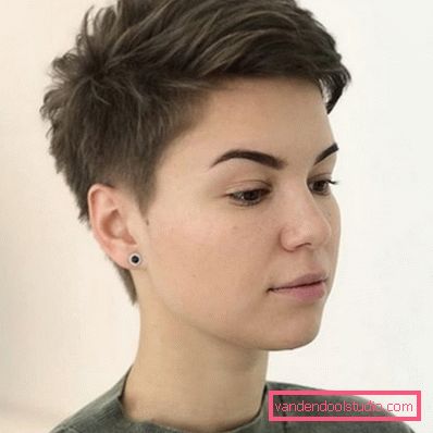 Fryzura Pixie na krótkie włosy 2018 - 2019 - zdjęcia ze wszystkich stron