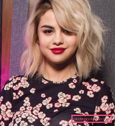 Fryzury i fryzury Selena Gomez - najbardziej żywe obrazy