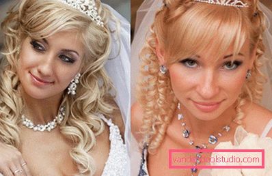 Fryzury ślubne z grzywką