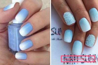 ombre- niebieski do białego ombre- niebieski do białego