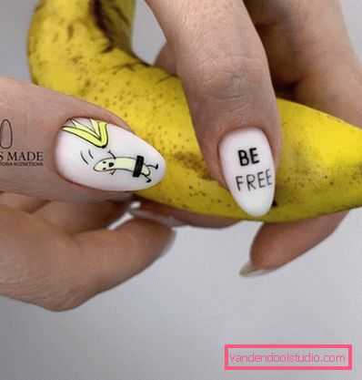 Delikatny lekki manicure 2019-2020