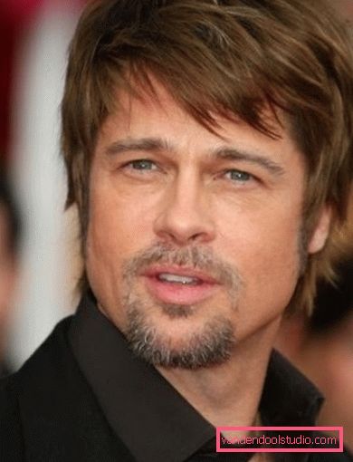 Najlepsze stylowe fryzury Brad Pitt