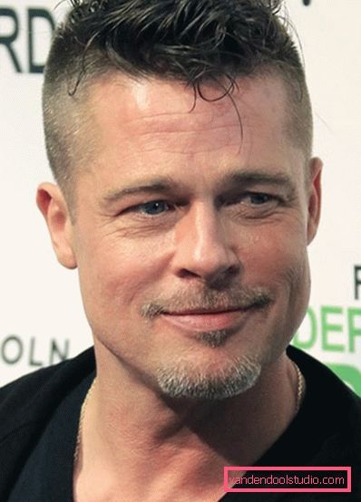 Najlepsze stylowe fryzury Brad Pitt