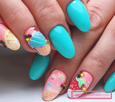 Manicure supernowe wiosna-lato 2019-2020 - trendy mody sezonowego wzornictwa paznokci