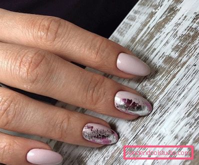 Genialny manicure z folią na lata 2019-2020