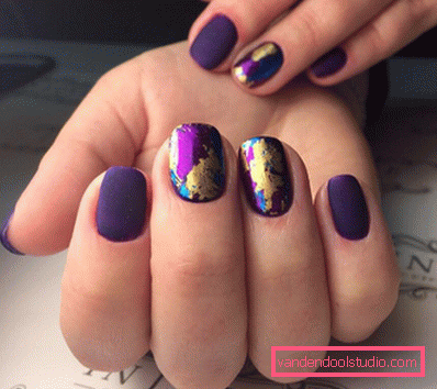 Genialny manicure z folią na lata 2019-2020