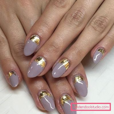 Genialny manicure z folią na lata 2019-2020