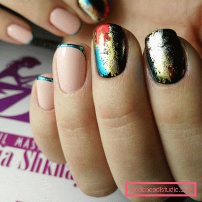 Genialny manicure z folią na lata 2019-2020