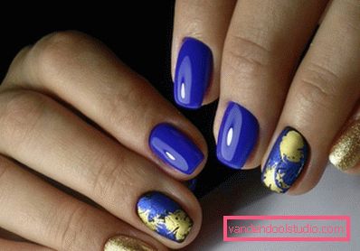 Genialny manicure z folią na lata 2019-2020