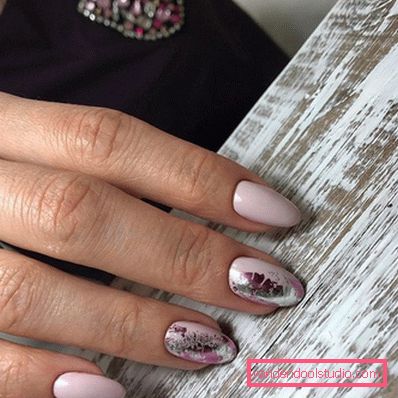 Genialny manicure z folią na lata 2019-2020