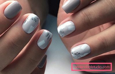 Genialny manicure z folią na lata 2019-2020