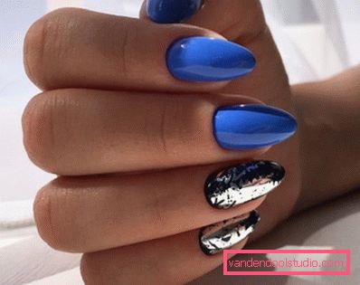 Genialny manicure z folią na lata 2019-2020