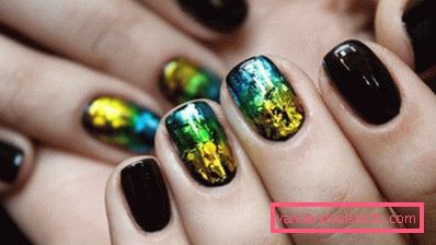 Genialny manicure z folią na lata 2019-2020