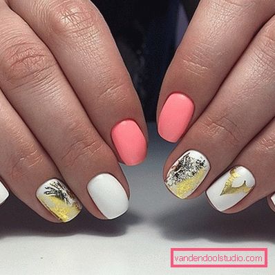 Genialny manicure z folią na lata 2019-2020