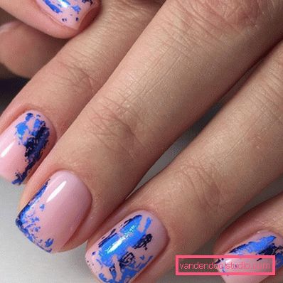 Genialny manicure z folią na lata 2019-2020