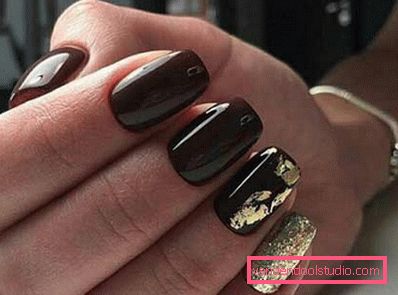 Genialny manicure z folią na lata 2019-2020