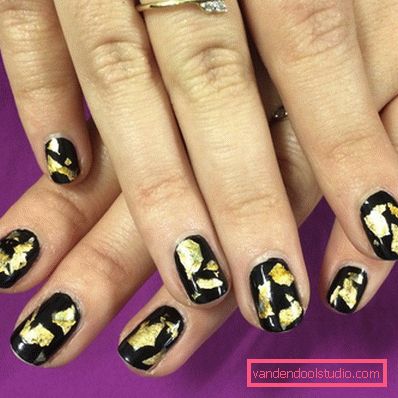 Genialny manicure z folią na lata 2019-2020