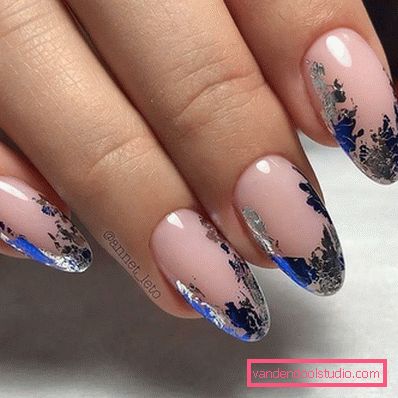 Genialny manicure z folią na lata 2019-2020