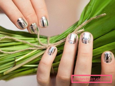 Genialny manicure z folią na lata 2019-2020