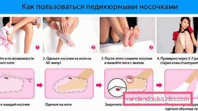 Jak używać skarpetek do pedicure Jak używać skarpetek do pedicure