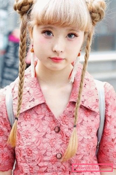 Jasne fryzury anime dla dziewczynek z długimi włosami i krótkimi włosami
