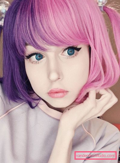 Jasne fryzury anime dla dziewczynek z długimi włosami i krótkimi włosami