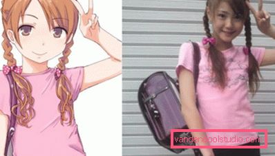 Jasne fryzury anime dla dziewczynek z długimi włosami i krótkimi włosami